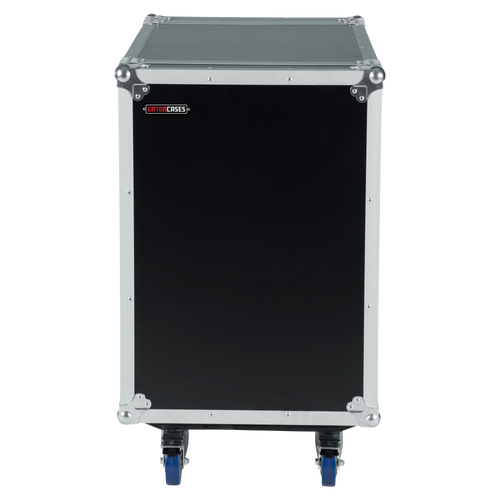 12U, 24" Deep Audio Road Rack Case w/ Casters