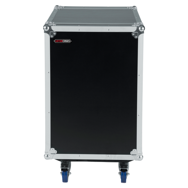 12U, 24" Deep Audio Road Rack Case w/ Casters