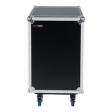 12U, 24" Deep Audio Road Rack Case w/ Casters