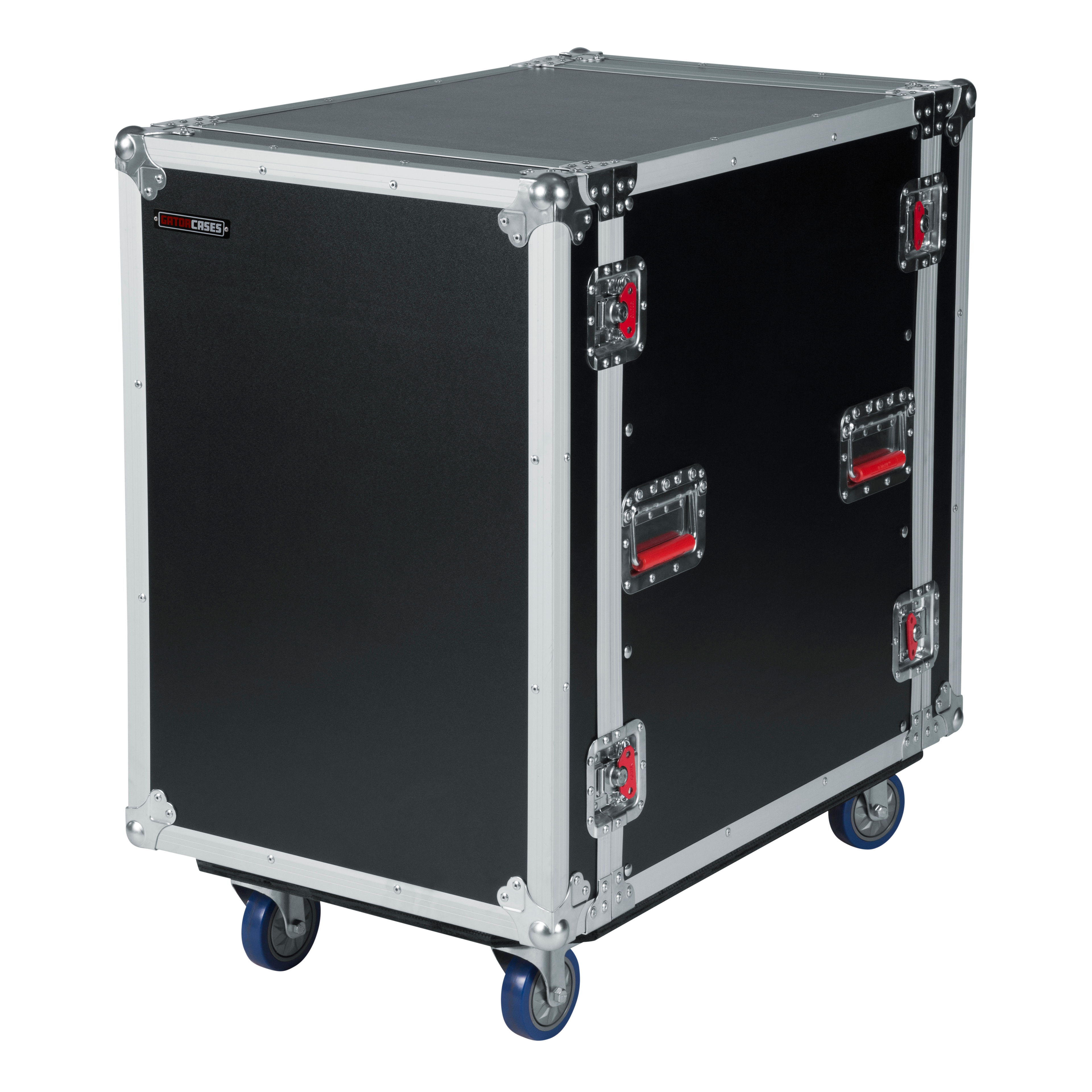 12U, 24" Deep Audio Road Rack Case w/ Casters