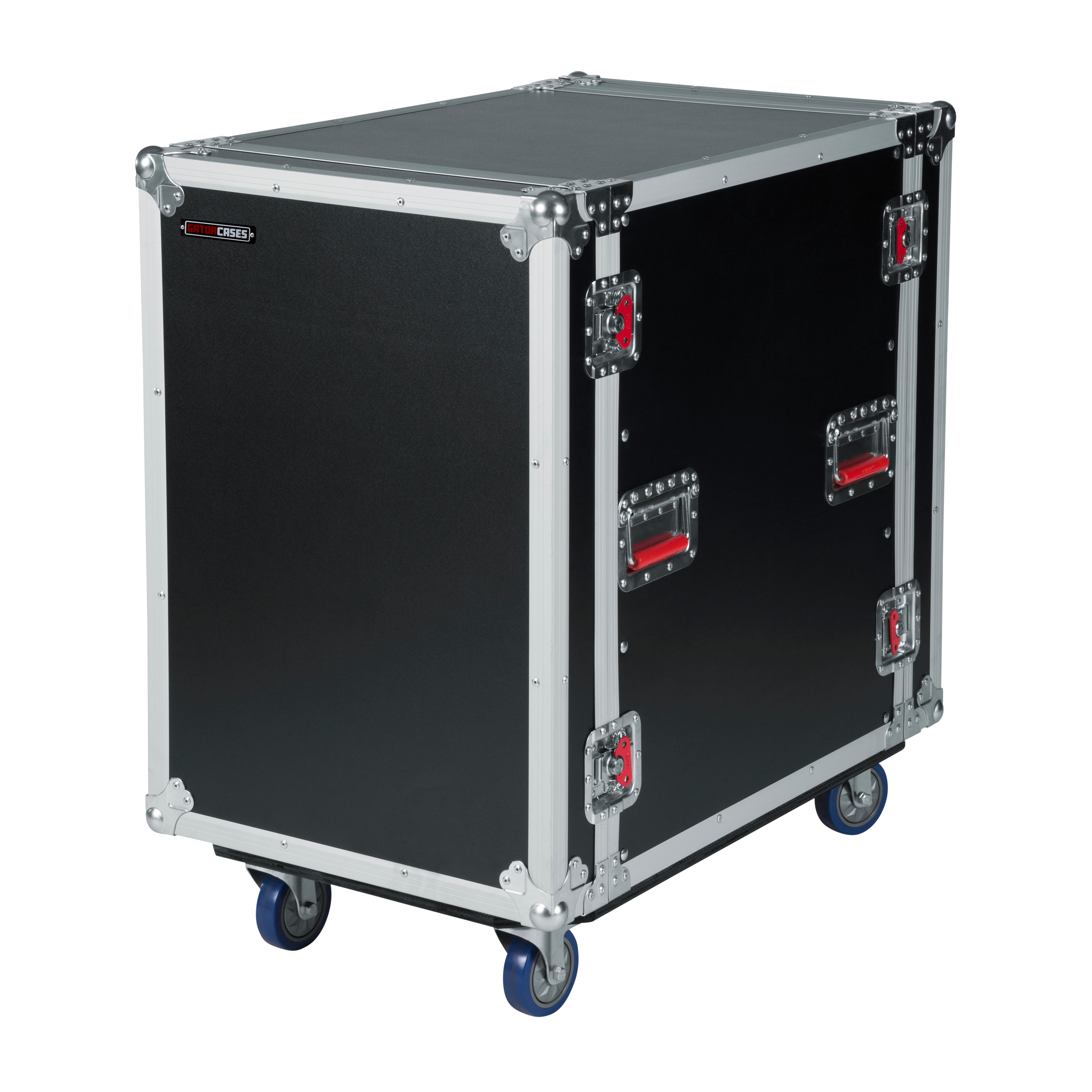12U, 24" Deep Audio Road Rack Case w/ Casters