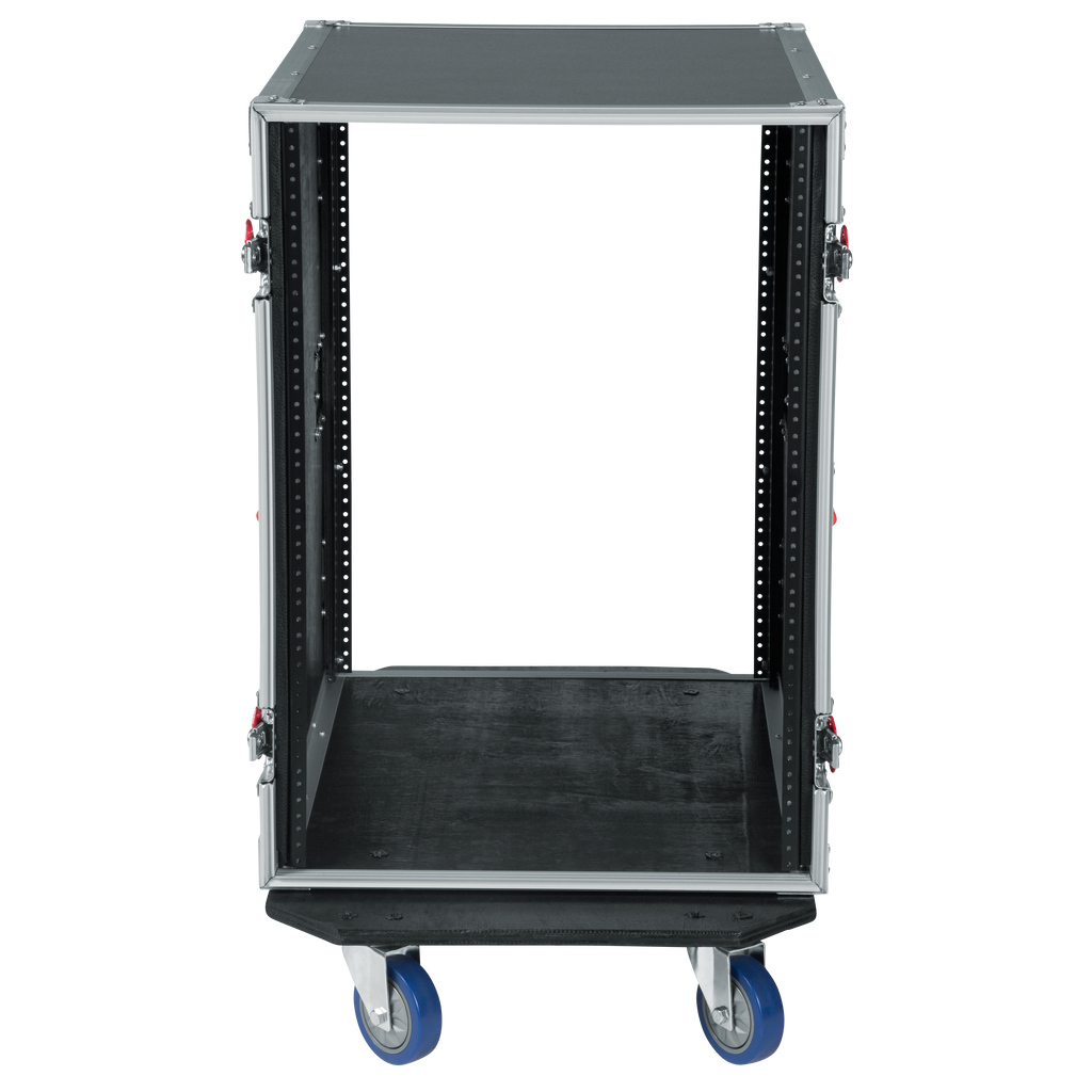 12U, 24" Deep Audio Road Rack Case w/ Casters