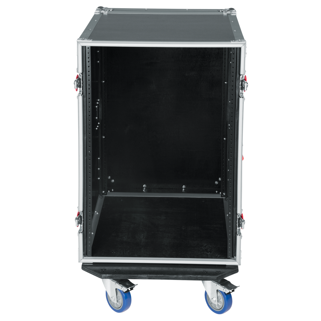 12U, 24" Deep Audio Road Rack Case w/ Casters