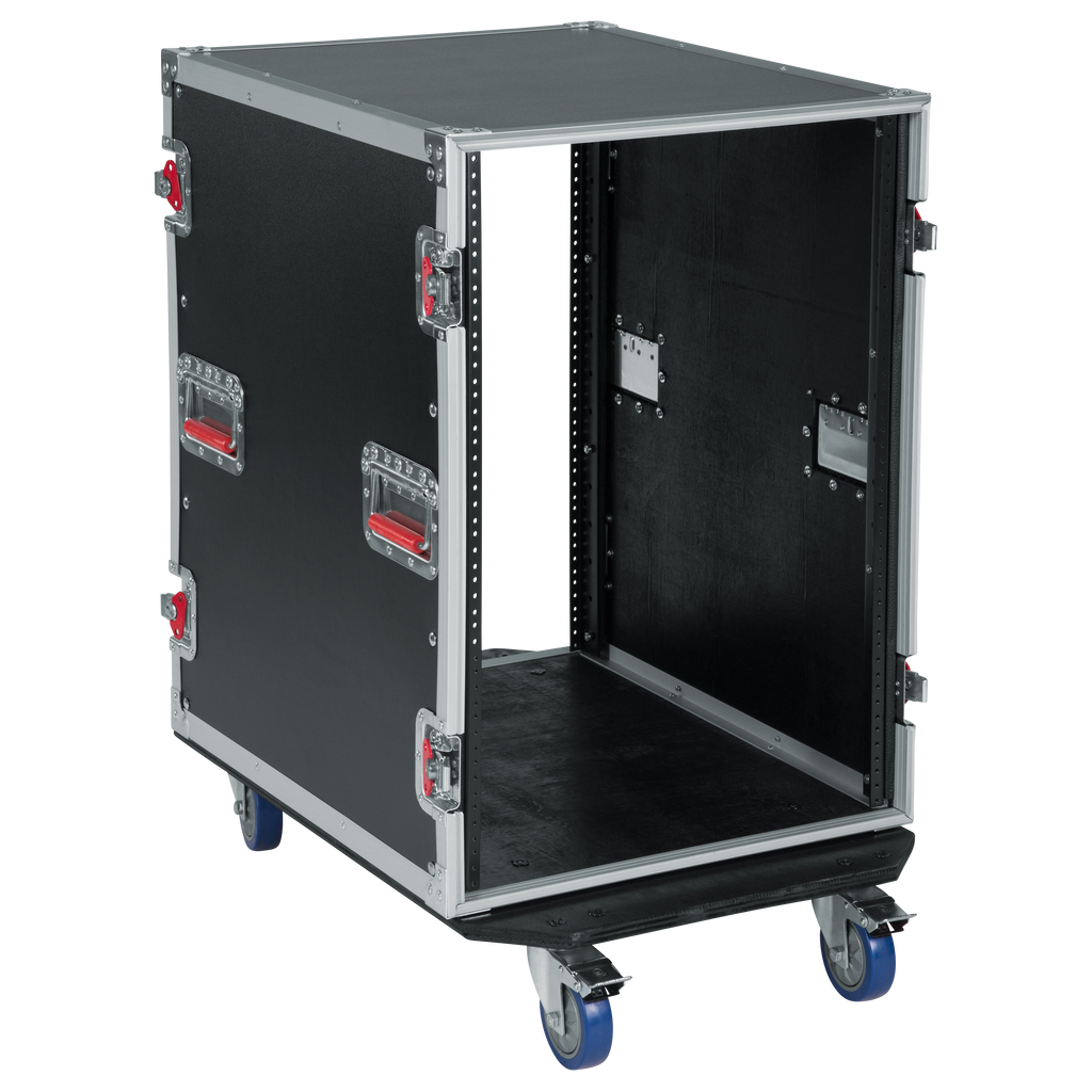 12U, 24" Deep Audio Road Rack Case w/ Casters