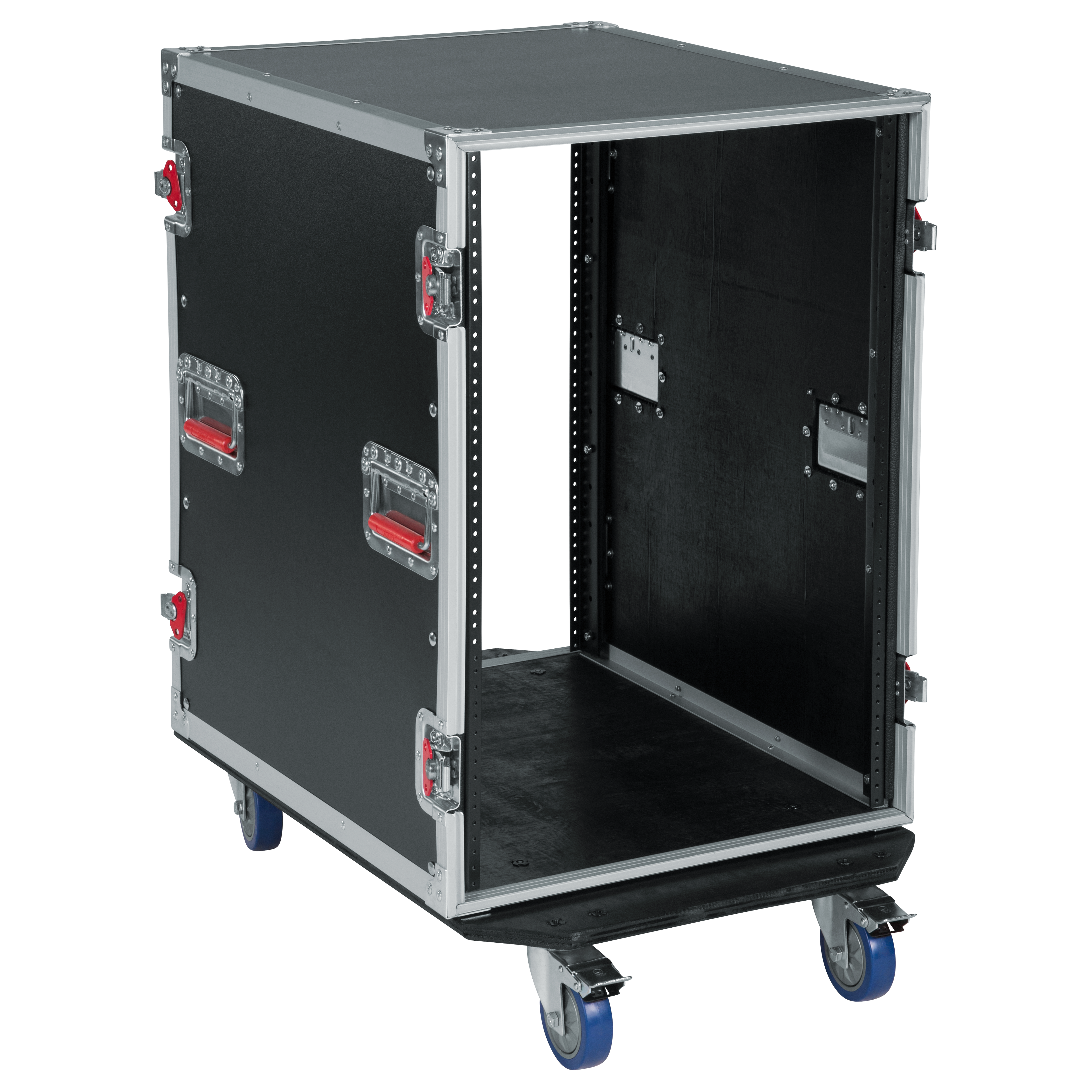 12U, 24" Deep Audio Road Rack Case w/ Casters