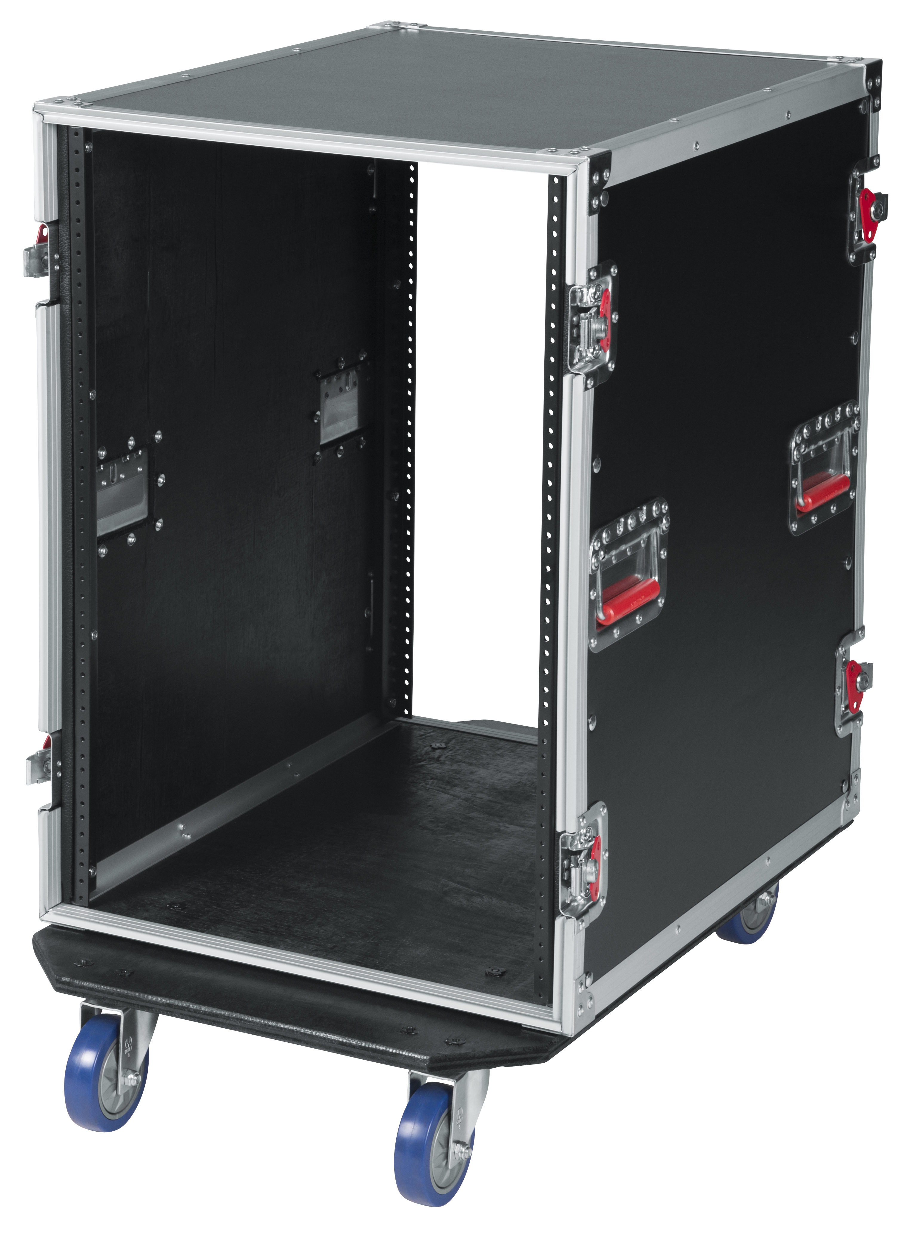 12U, 24" Deep Audio Road Rack Case w/ Casters