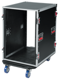 12U, 24" Deep Audio Road Rack Case w/ Casters
