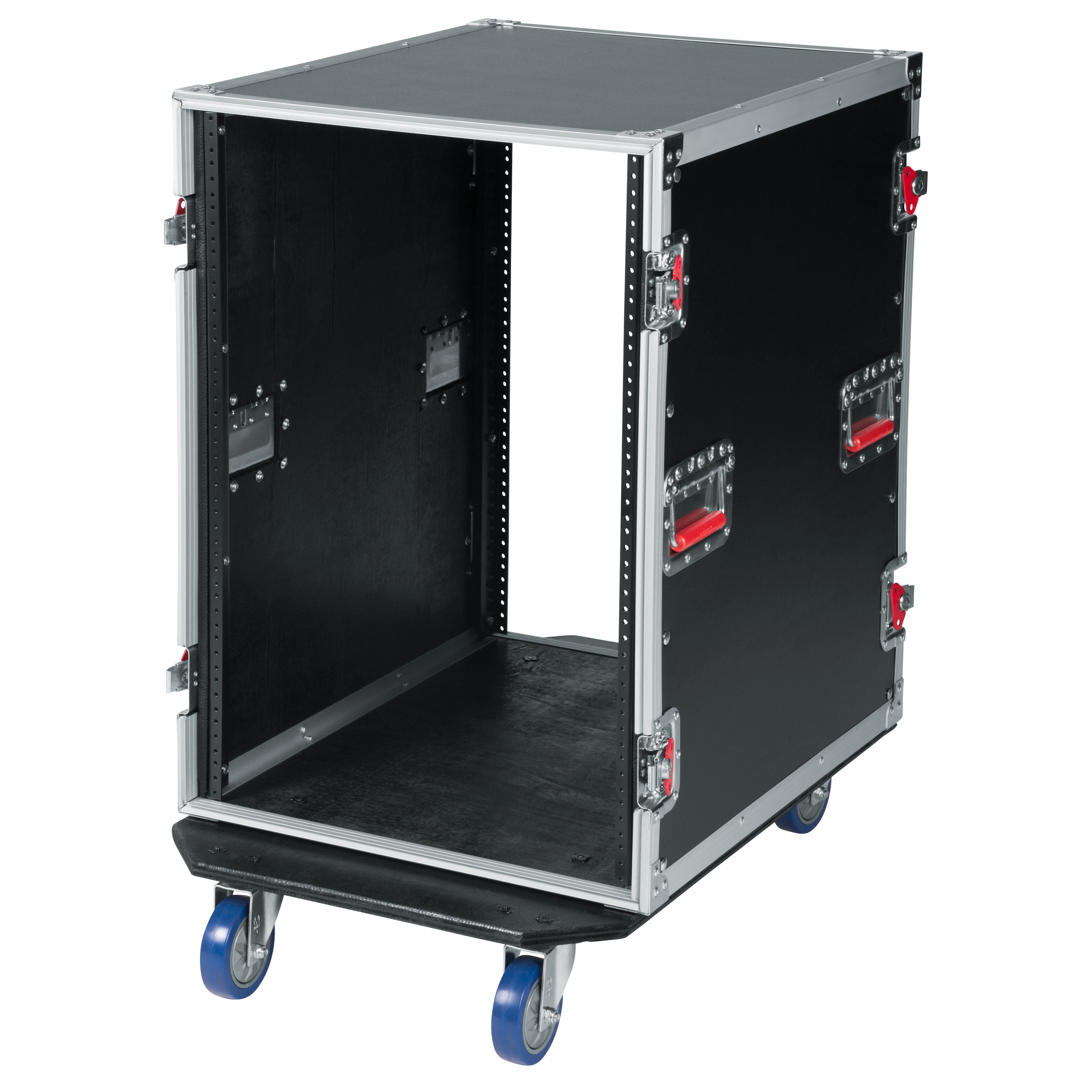 12U, 24" Deep Audio Road Rack Case w/ Casters