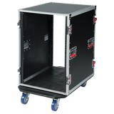 12U, 24" Deep Audio Road Rack Case w/ Casters