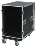 12U, 24" Deep Audio Road Rack Case w/ Casters