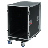 12U, 24" Deep Audio Road Rack Case w/ Casters
