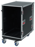 12U, 24" Deep Audio Road Rack Case w/ Casters