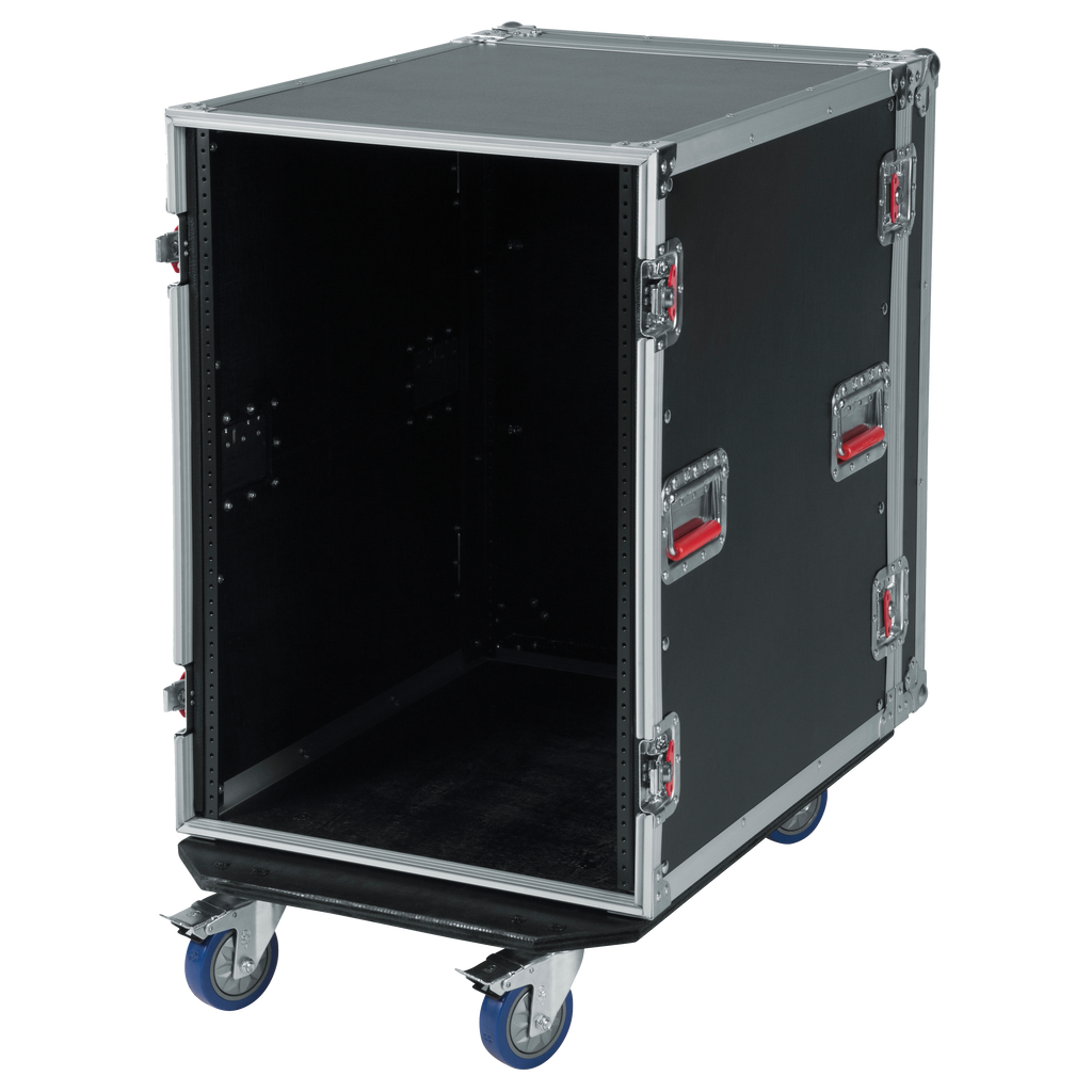 12U, 24" Deep Audio Road Rack Case w/ Casters