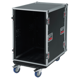 12U, 24" Deep Audio Road Rack Case w/ Casters