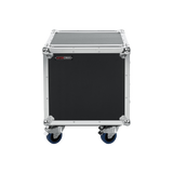 10U, Standard Audio Road Rack w/ Casters