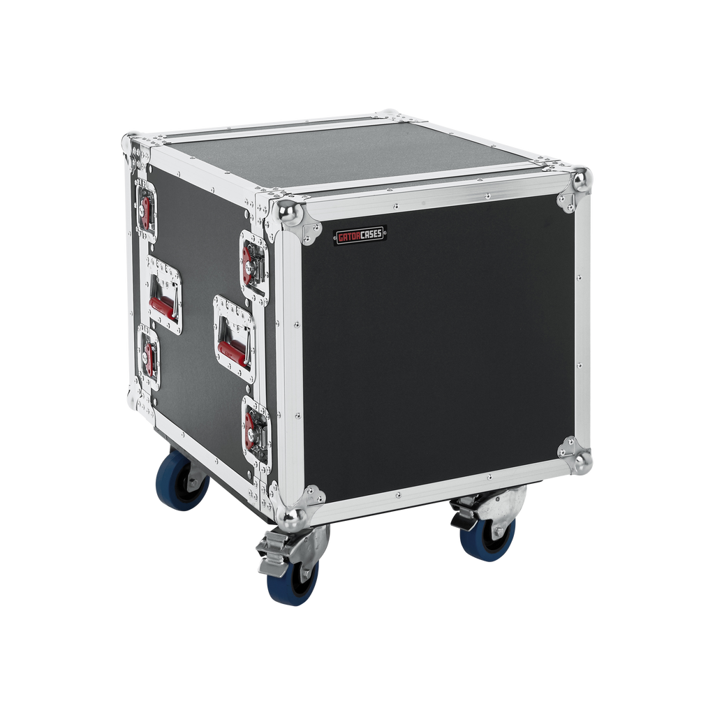 10U, Standard Audio Road Rack w/ Casters