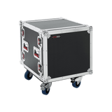 10U, Standard Audio Road Rack w/ Casters