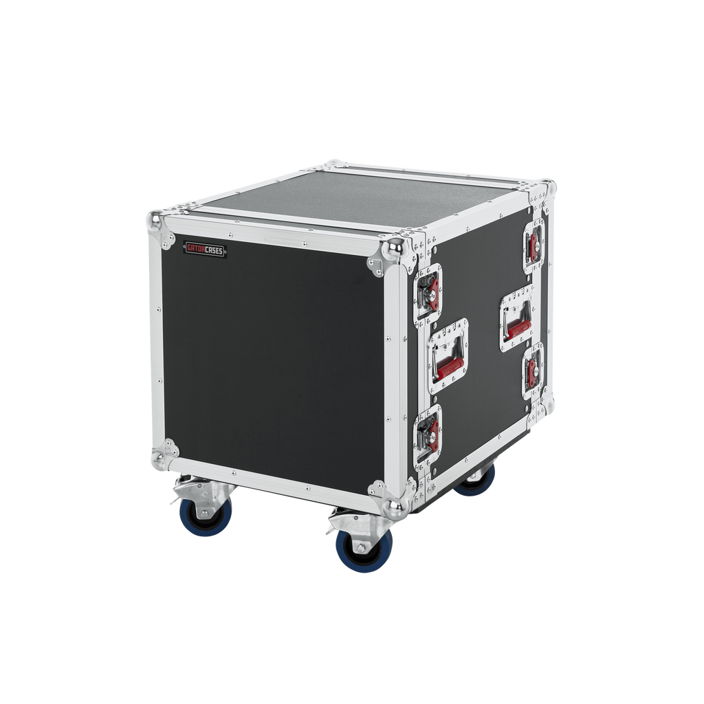 10U, Standard Audio Road Rack w/ Casters