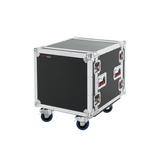 10U, Standard Audio Road Rack w/ Casters
