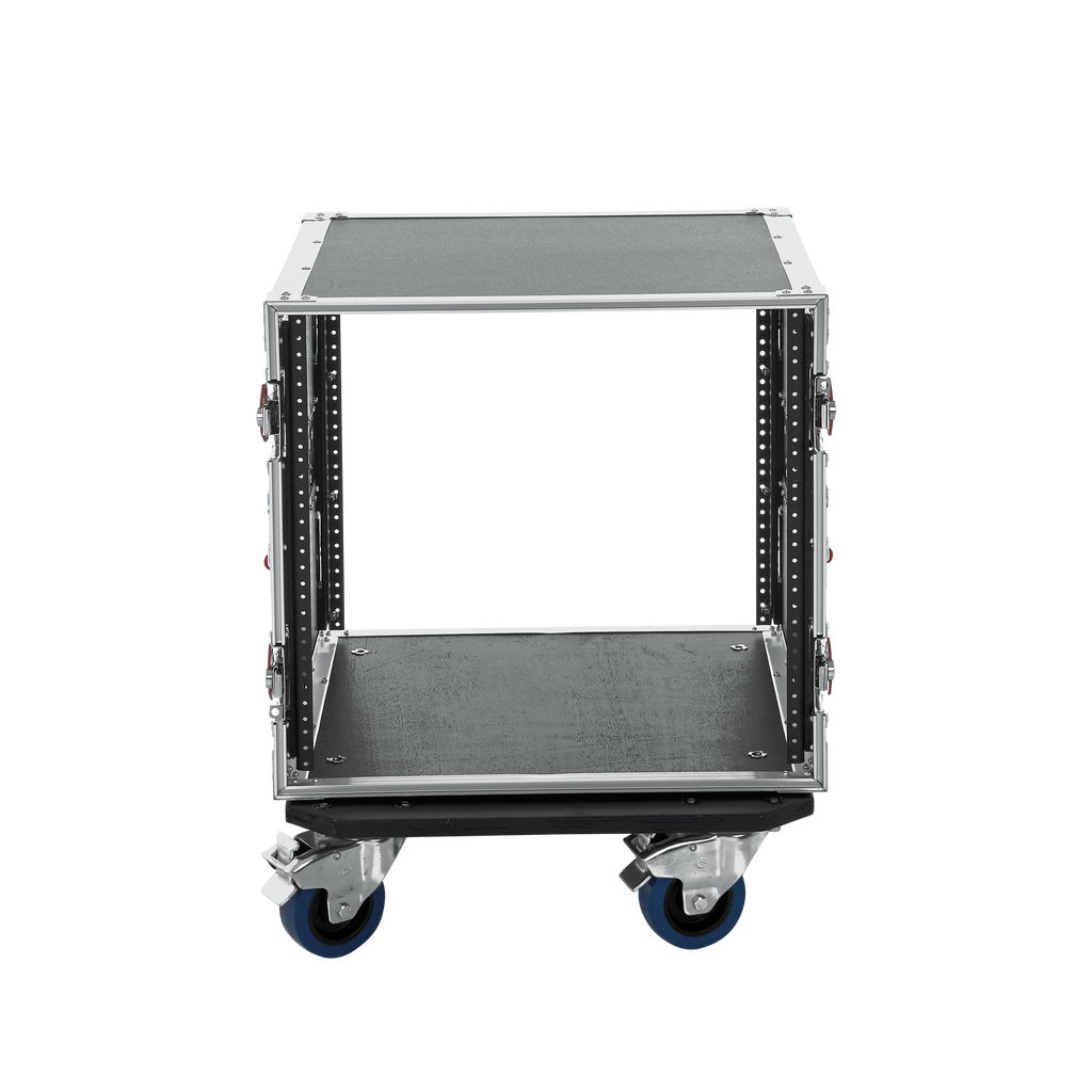 10U, Standard Audio Road Rack w/ Casters