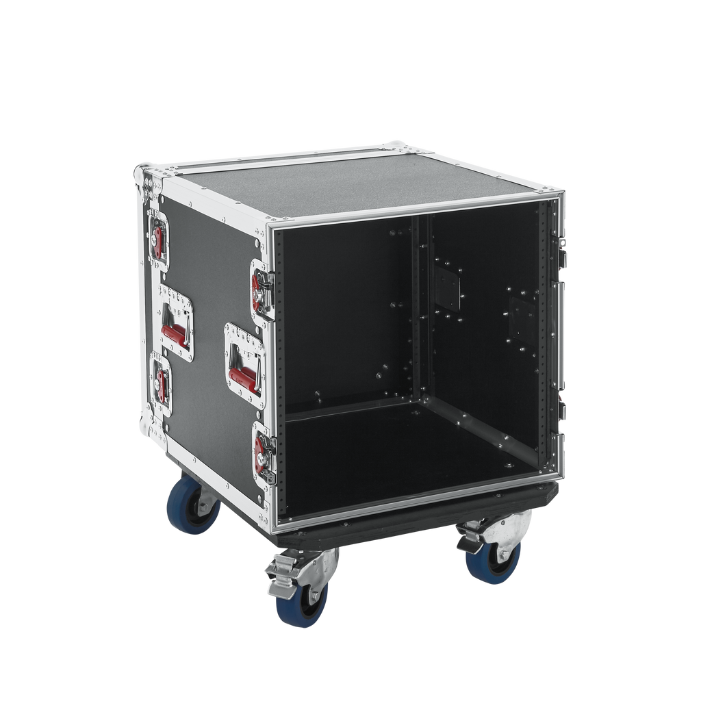 10U, Standard Audio Road Rack w/ Casters
