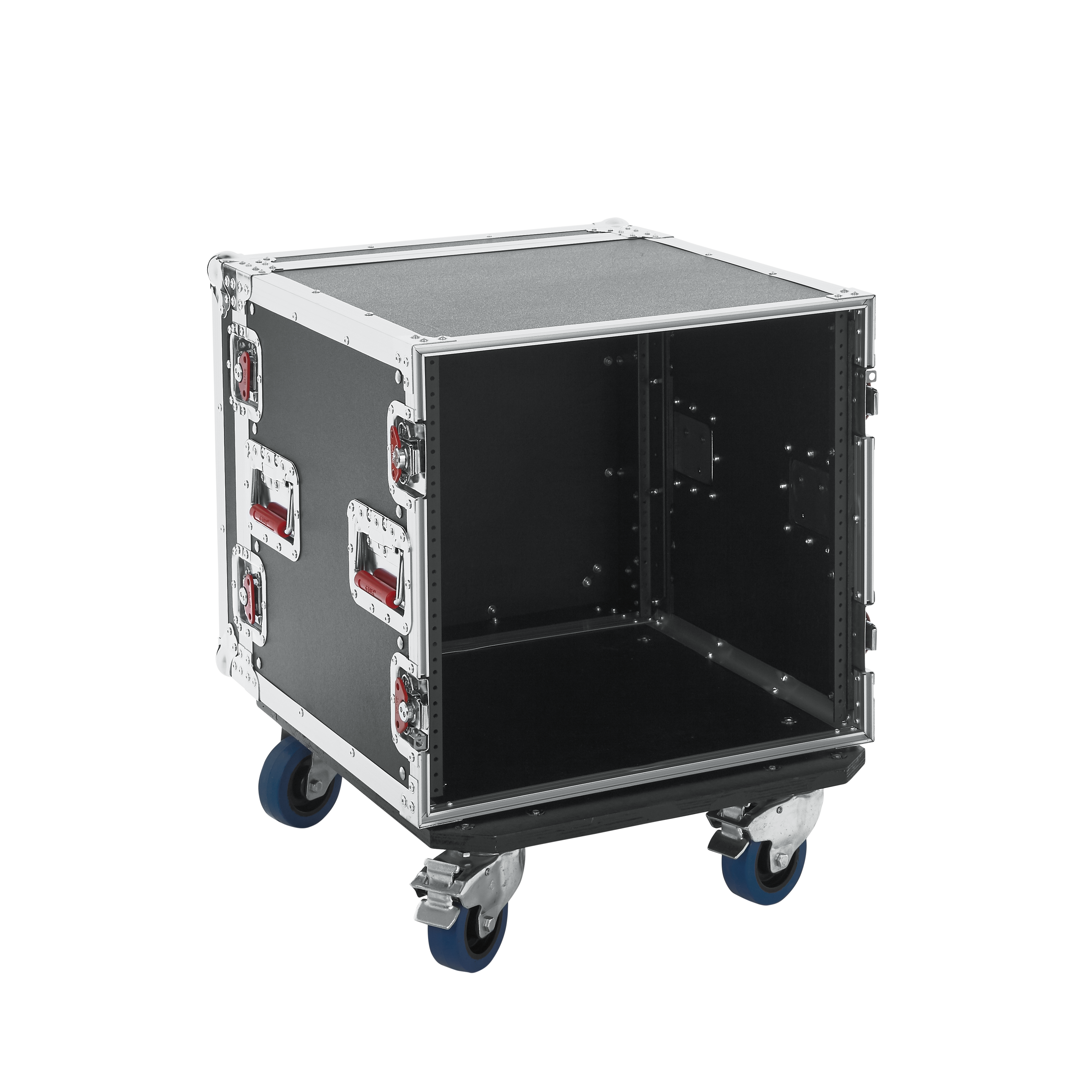 10U, Standard Audio Road Rack w/ Casters