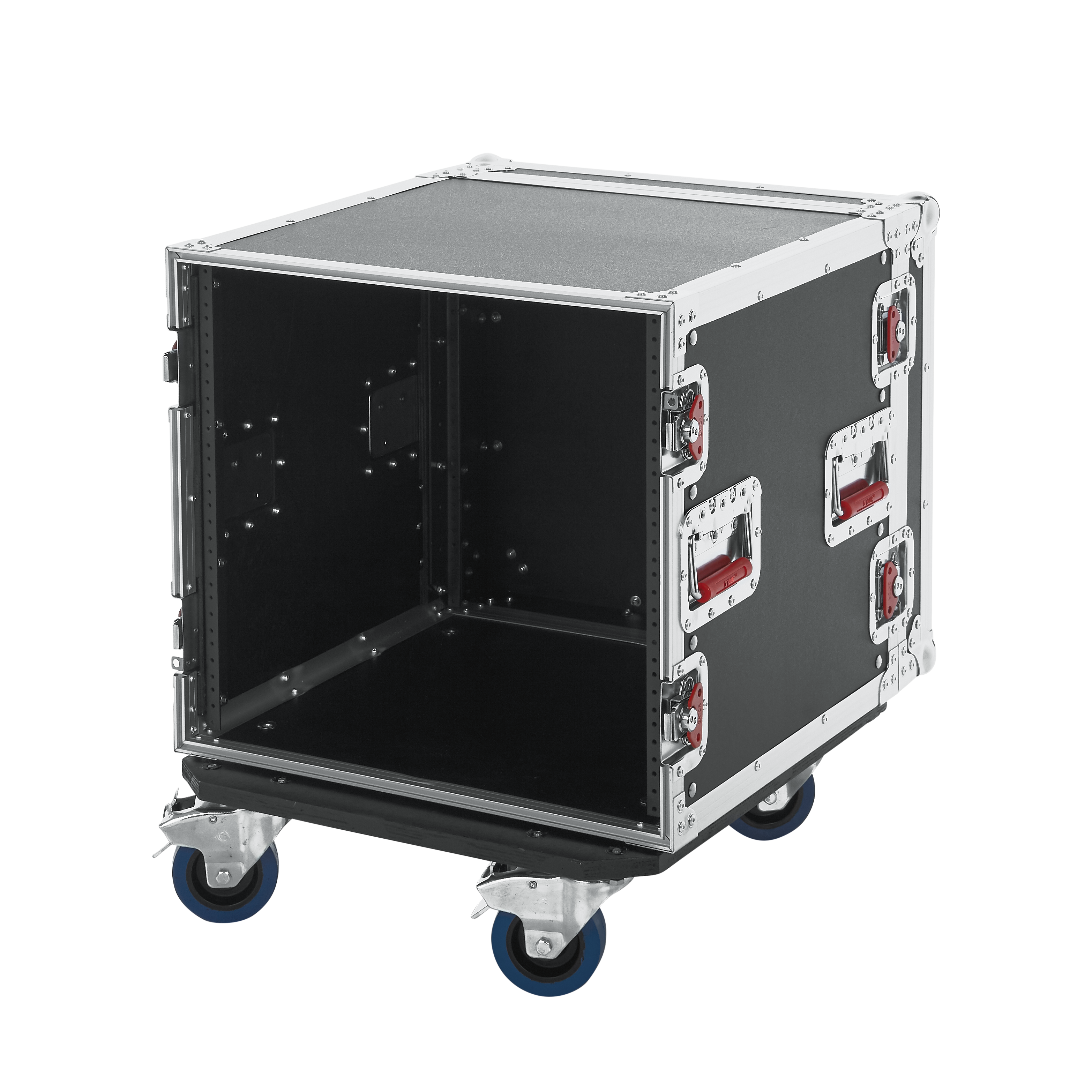 10U, Standard Audio Road Rack w/ Casters