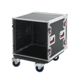 10U, Standard Audio Road Rack w/ Casters