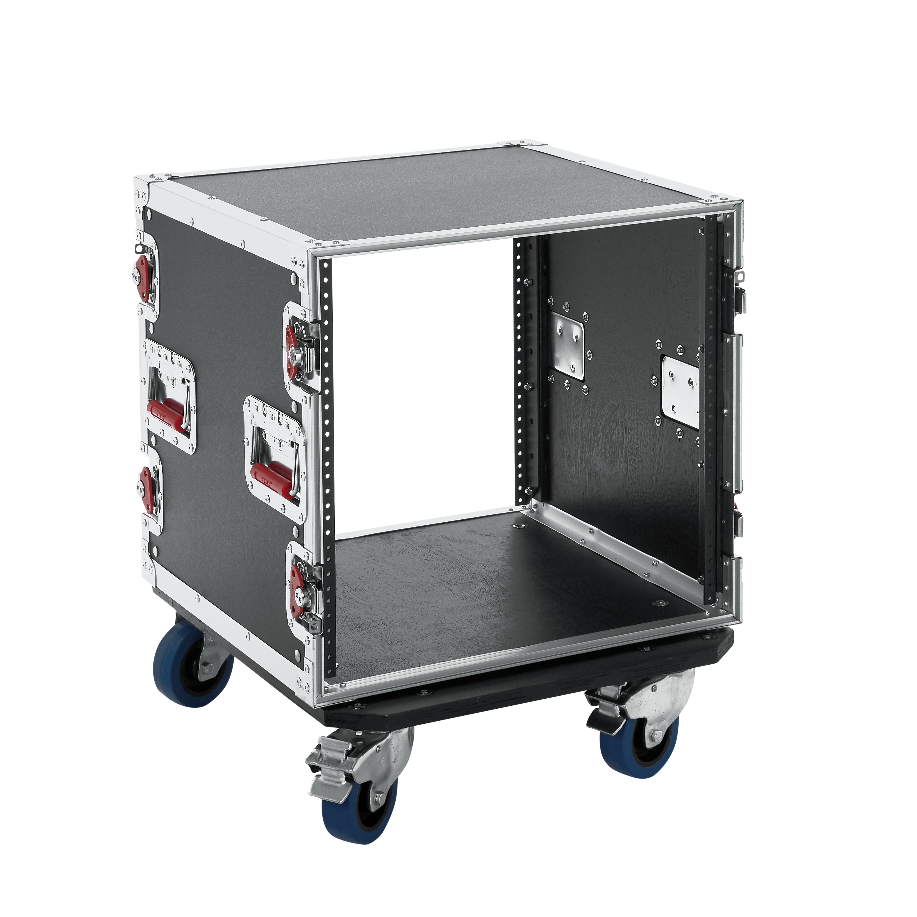10U, Standard Audio Road Rack w/ Casters