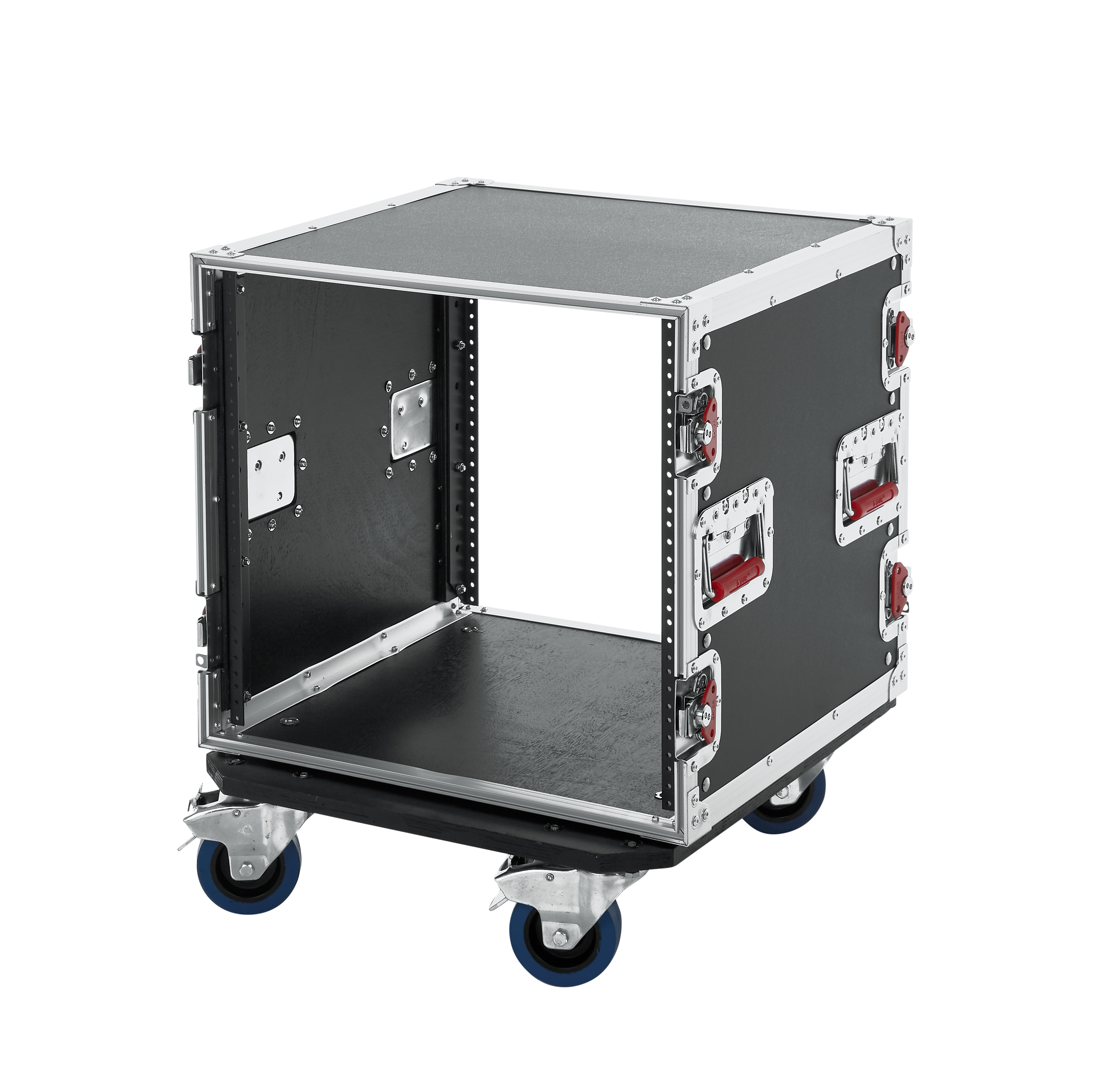 10U, Standard Audio Road Rack w/ Casters