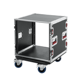 10U, Standard Audio Road Rack w/ Casters
