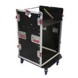 10U Top, 12U Side Audio Road Rack Case