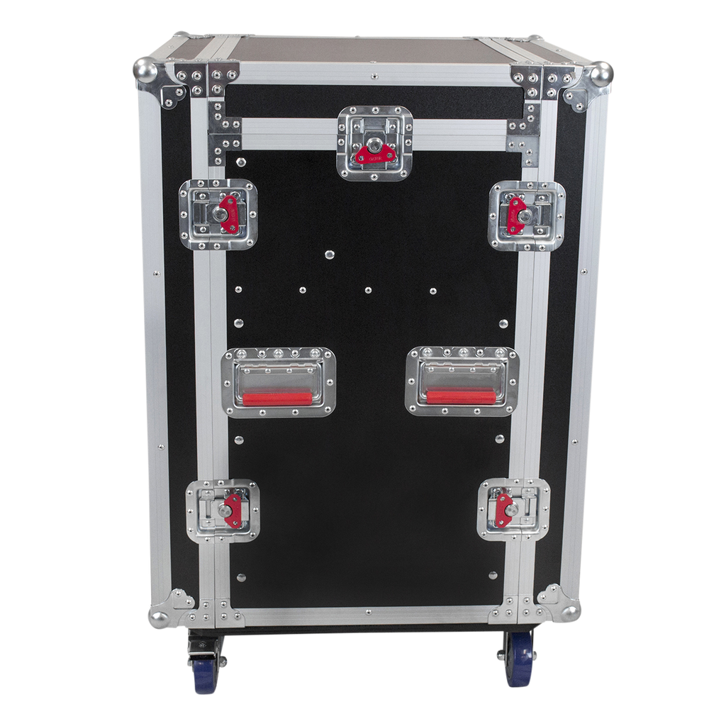 10U Top, 12U Side Audio Road Rack Case