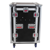 10U Top, 12U Side Audio Road Rack Case