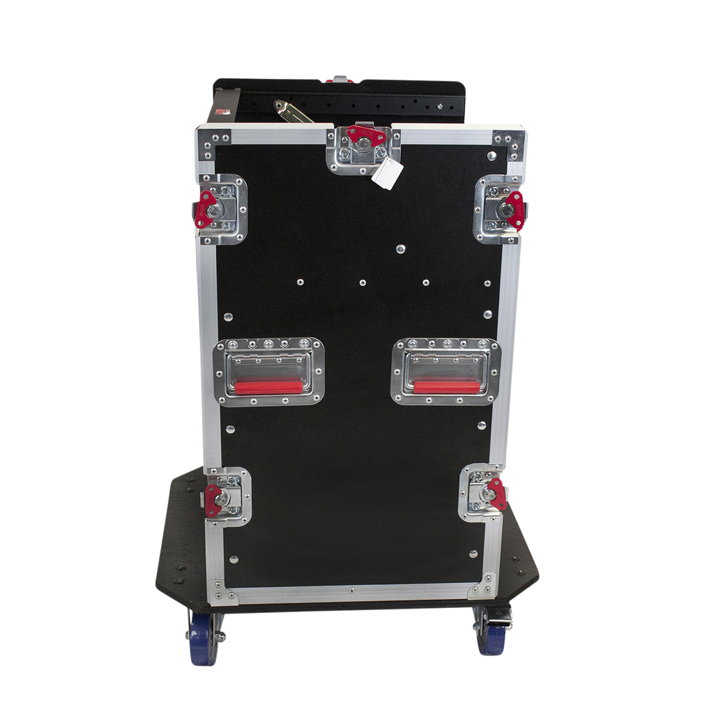 10U Top, 12U Side Audio Road Rack Case