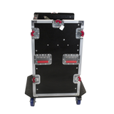 10U Top, 12U Side Audio Road Rack Case