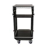 10U Top, 12U Side Audio Road Rack Case