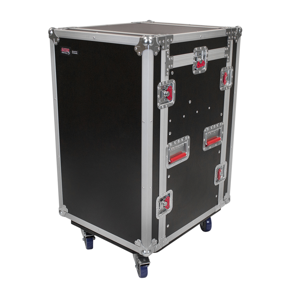 10U Top, 12U Side Audio Road Rack Case