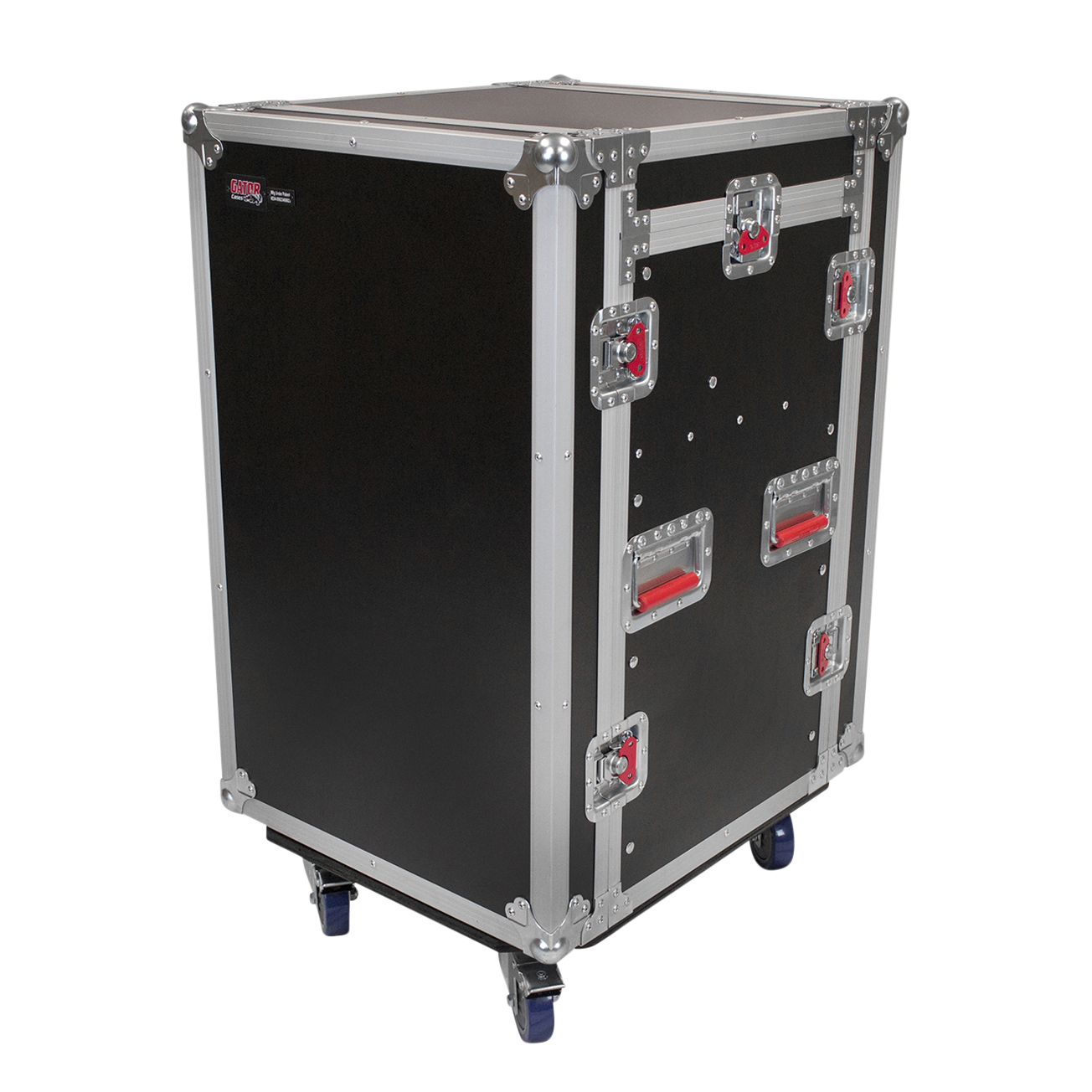 10U Top, 12U Side Audio Road Rack Case