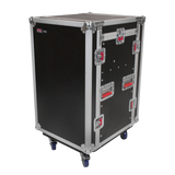 10U Top, 12U Side Audio Road Rack Case