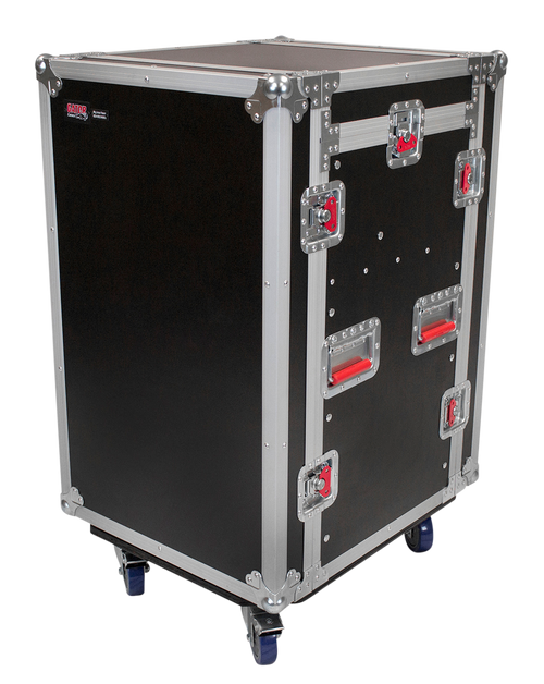 10U Top, 12U Side Audio Road Rack Case