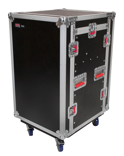 10U Top, 12U Side Audio Road Rack Case
