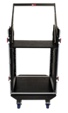 10U Top, 12U Side Audio Road Rack Case