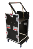 10U Top, 12U Side Audio Road Rack Case