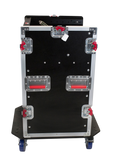10U Top, 12U Side Audio Road Rack Case