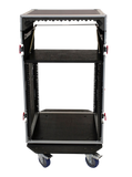 10U Top, 12U Side Audio Road Rack Case