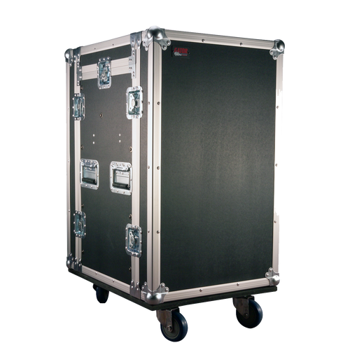 10U Top, 14U Side Audio Road Rack Case