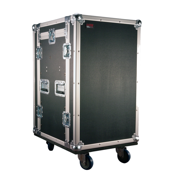 10U Top, 14U Side Audio Road Rack Case