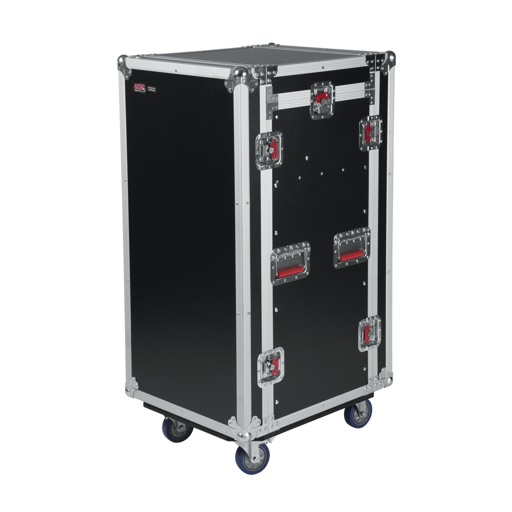 10U Top, 16U Side Audio Road Rack Case