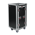 10U Top, 16U Side Audio Road Rack Case